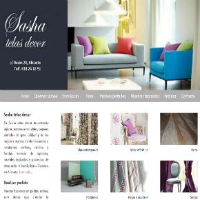 sasha telas decor web